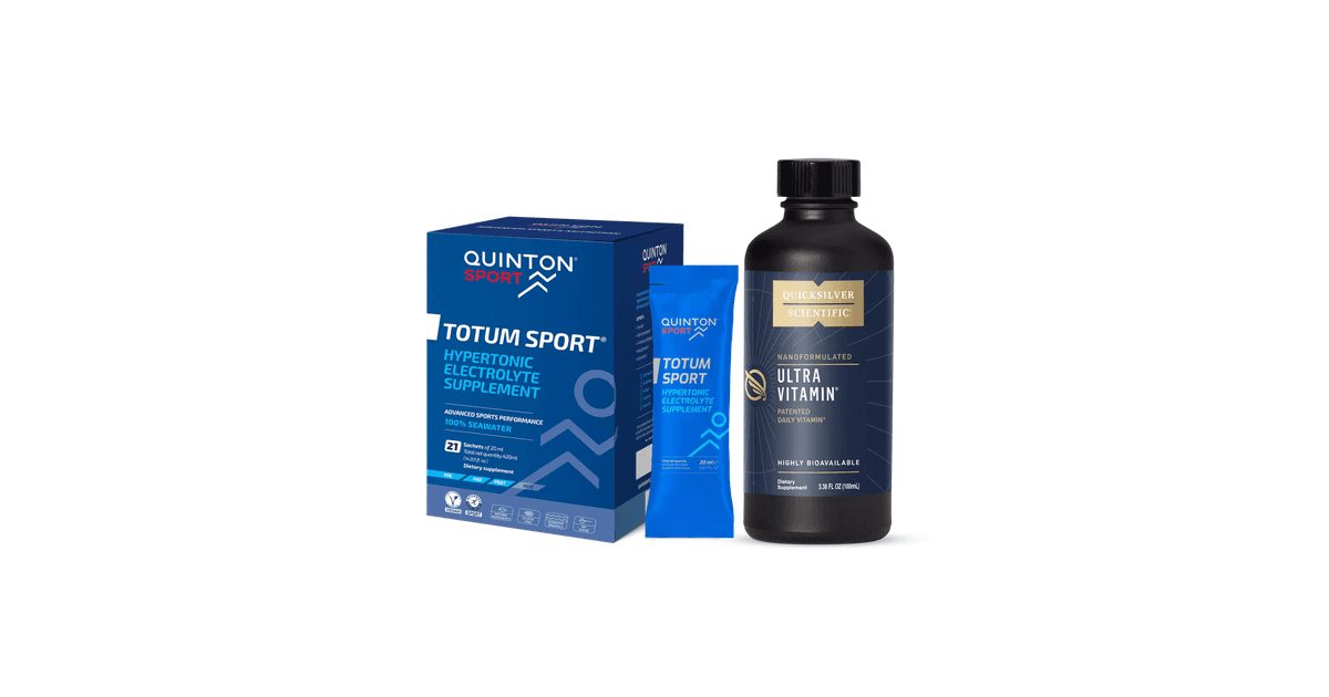 Quicksilver Athlete Essentials Bundle Review: Ultra Vitamin® + QUINTON TOTUM SPORT